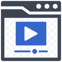 Interface de reprodução de vídeo  Ícone
