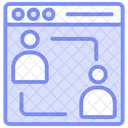 Engaging User Interface Duotone Line Icon Ícone