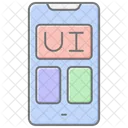 Icone De Interface Do Usuario Icone De Cor Linear Ícone