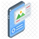 Interface Mobile Interface Dapplication Developpement Dapplications Icône