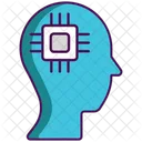 Interface Neuronale Interface Humaine IA Icon