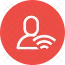 Utilisateur Wifi Sans Fil Icône