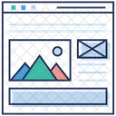 Interface Web Conception Web Mise En Page Web Icône