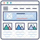Interface Web Conception Web Mise En Page Web Icône