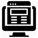 Interface Web Contenu Web Interface De Navigateur Web Icône