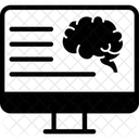 Interfaces Cerebro Computadora Maquina Cerebral Control Neuronal Icono
