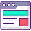 Interfaz Interfaz De Usuario Web Icono