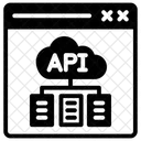 Interfaz Api Programacion De Aplicaciones Interfaz De Programacion Icono