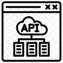 Interfaz Api Programacion De Aplicaciones Interfaz De Programacion Icono
