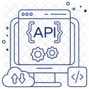 API Interfaz De Programacion De Aplicaciones Interfaz De Software Icono