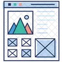 Interfaz Web Diseno Web Diseno Web Icono