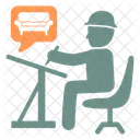 Interior Design Build Engineer Icon