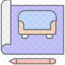 Interior Design Decor Icon