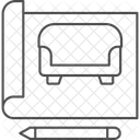 Interior Design Decor Icon
