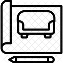 Interior Design Decor Icon
