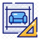 Interior Design Decor Space Planning Icon