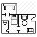 Interior Design Layout Icon