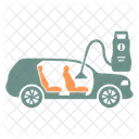 Interior Detailing Car Wash Car Icon