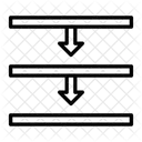 Interlineado Espaciado Lineas De Texto Icono