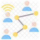 Interlinked Network Online Icon