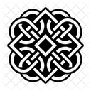Interlocking Intertwined Celtic Icon