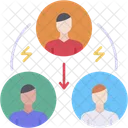 Intermediary Broker Middleman Icon