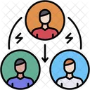 Intermediary Broker Middleman Icon