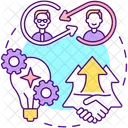 Internal and external innovation synergy  Icon