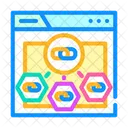 Internal Linking Seo Icono