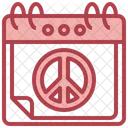 Internation Day Of Peace Peace Calendar Icon