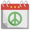 Internation Day Of Peace Peace Calendar Icon