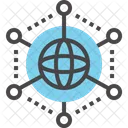 International Network Connection Icon