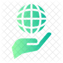 International Web Earth Grid Icon