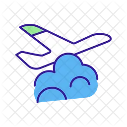 International air travel  Icon