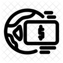 Bank Transfer Money Icon