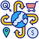 International Business Business Connection Icon