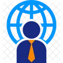 Business International Man Icon
