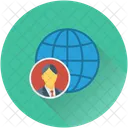 Worldwide User Global Icon