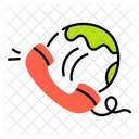 International Call Global Call Conference Call Icon