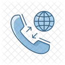 International Call Call Global Icon
