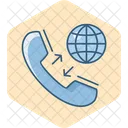 International Call Call Global Icon