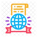 International Certificate International Medical Icon