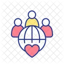 Charity Heart Organization Icon