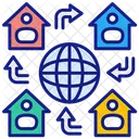 International Communication Communication Connection Icon