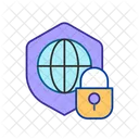 International Cybersecurity Cyber Law Hacking Icon