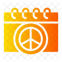 International Day Of Peace Calendar Schedule Icon