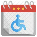 International Day Of People With Disabilities Blindman With Cane Disability Icon