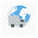 Global Logistics International Freight International Delivery Icon