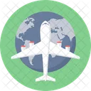 International Delivery Vehicle Service Icon