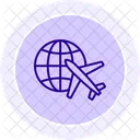 International Delivery Line Icon Icon